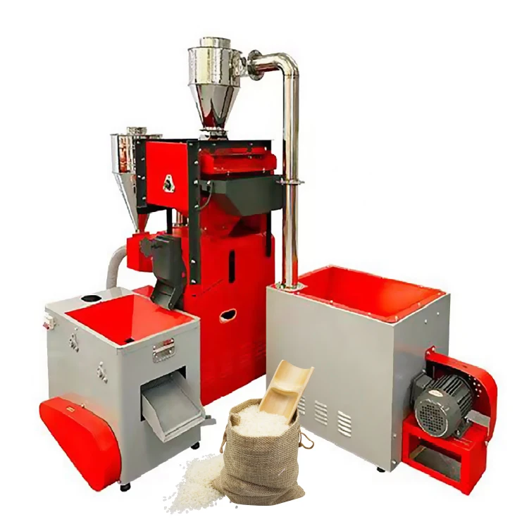 BB-N75-21  6in1 Commercial Rice Mill Produced by Backbone Machinery Electric-powered Rice Milling Machine