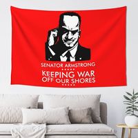 Senator Armstrong Presidential Campaign - Metal Gear Rising: Revengeance Tapestry Home Supplies Tapestry