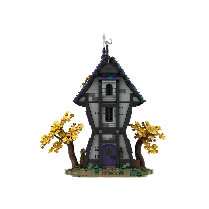 NEW 1912PCS City Hot Selling Street View Moc Modular Witches House Building DIY creative ideas Children Toy birthday Gift Blocks