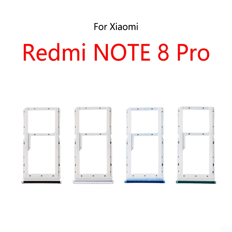 For Xiaomi Redmi NOTE 8 Pro SIM Card Slot Tray Holder Sim Card Reader Socket