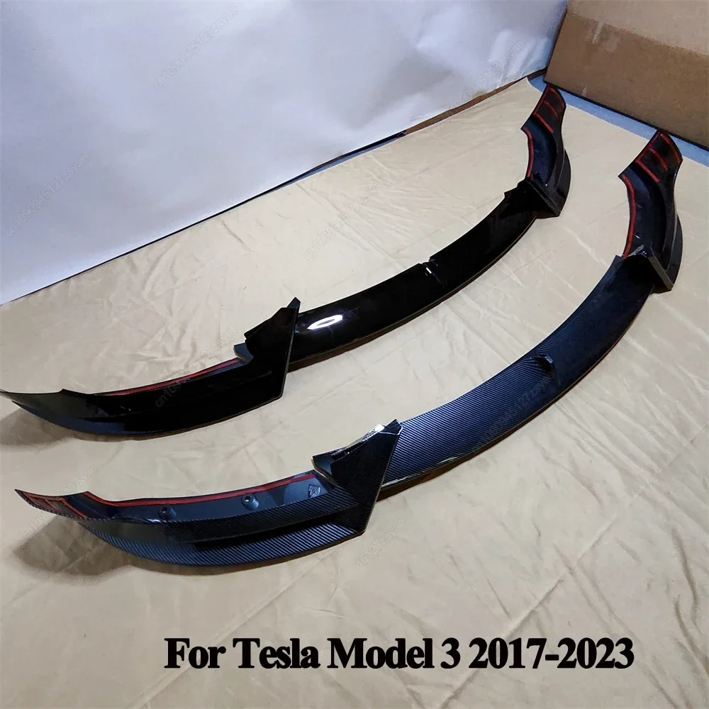 Auto Paraurti Anteriore Labbro Mento Diffusore Body Kit Spoiler Deflettore Tuning Accessori Per Tesla Modello 3 2017-2023 Modello Y 2020-2024