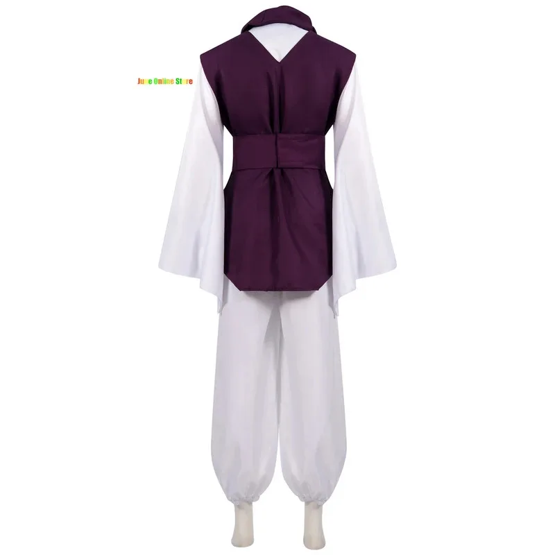 2025 11 Choso 코스프레 의상 가발 애니메이션 시즌 2 보라색 유니폼 Itadori Yuji 할로윈 파티 여성용 남성용