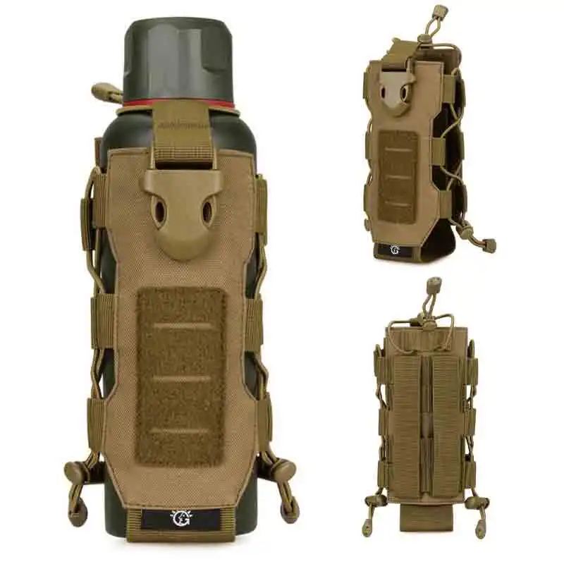 Travel Bag Camping Water Bottle Tactical Molle Nylon Pouch Canteen Cover Holster Kettle Bags Climbing Water Bottle Holder