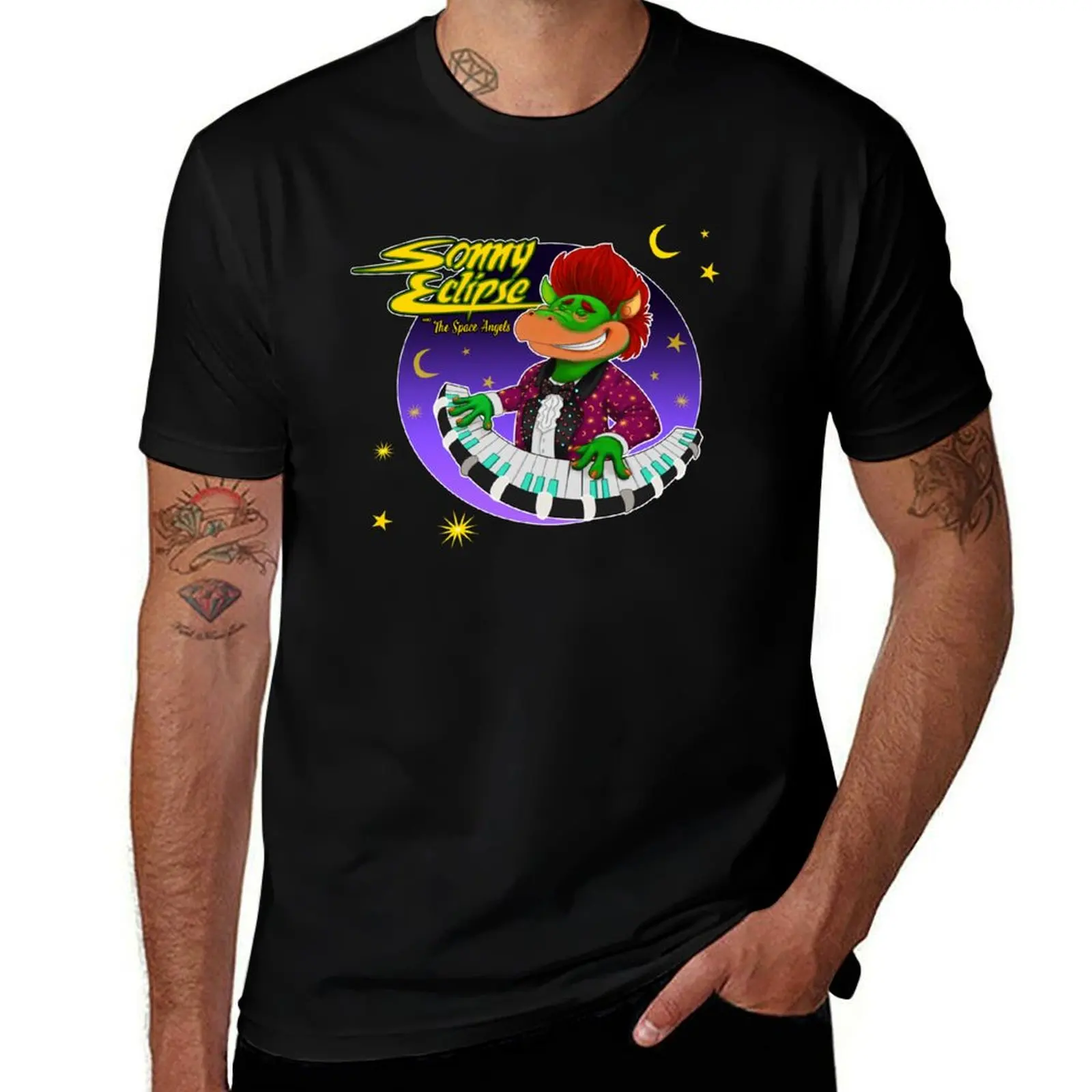 

Sonny Eclipse and the Astro Organ T-Shirt anime stuff plus size clothes anime clothes Clothing fitted t shirts for men