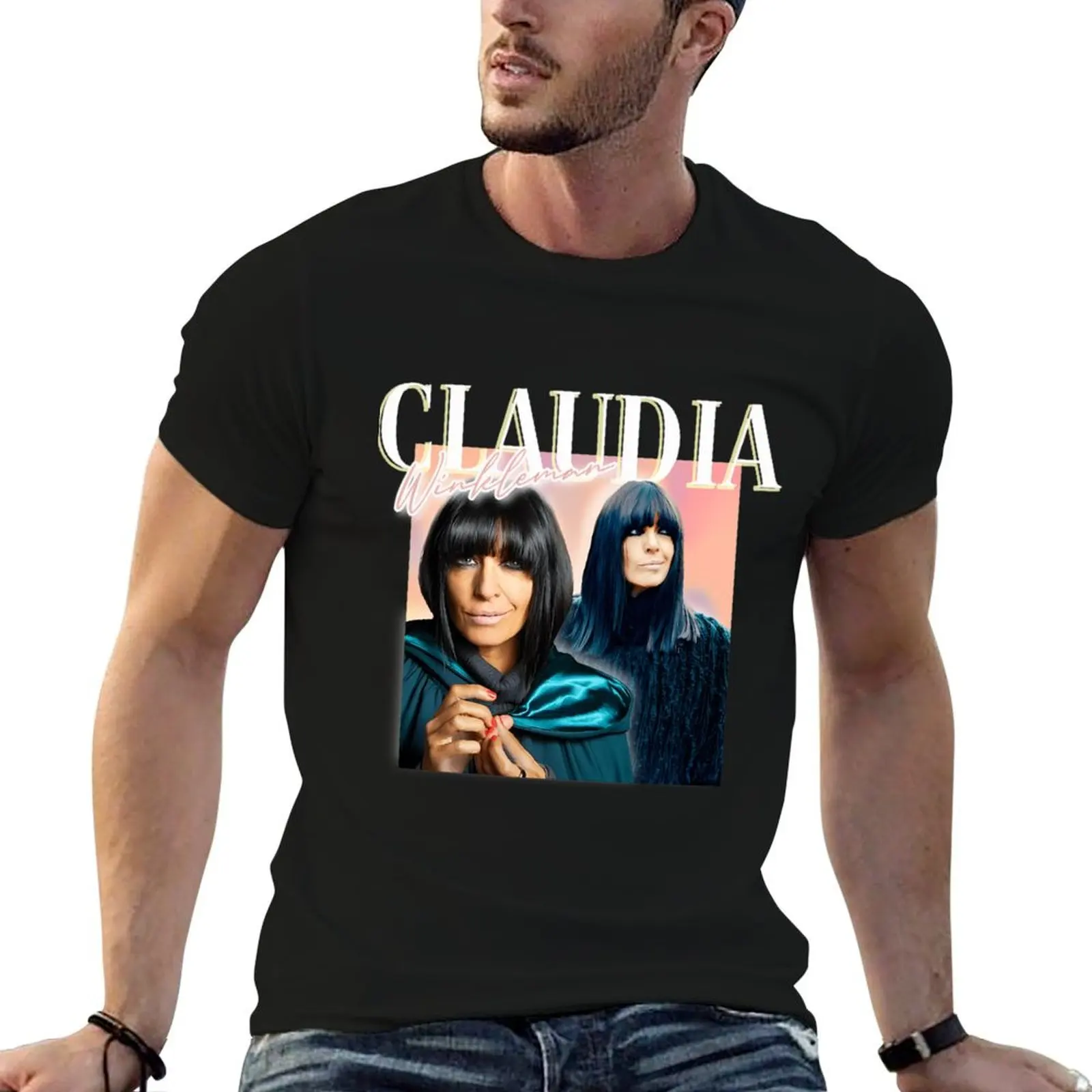 

Claudia Winkleman Traitors Uk T-Shirt t shirts for man graphic vintage anime tshirt cotton t shirts high quality T-Shirt