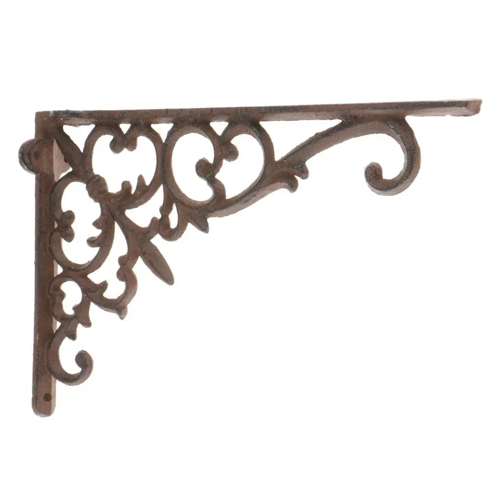 Vintage Mounted Support Display Holder Heavy Duty Shelf Brackets