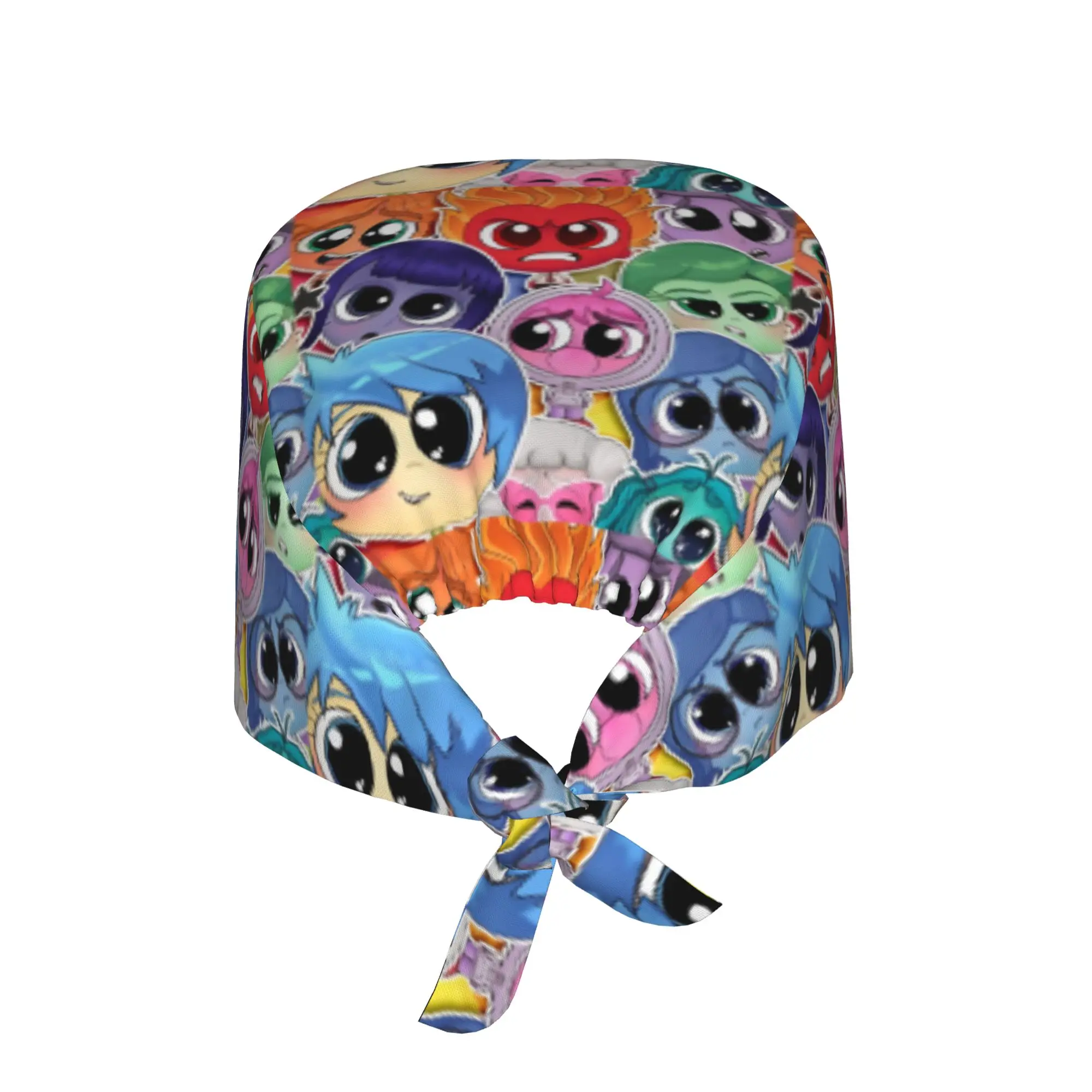 Custom Insides Anime Outes Scrubs Cap Surgical Hats Women Men Cartoon Operating Room Cap Operator Hats Lab Works Hat