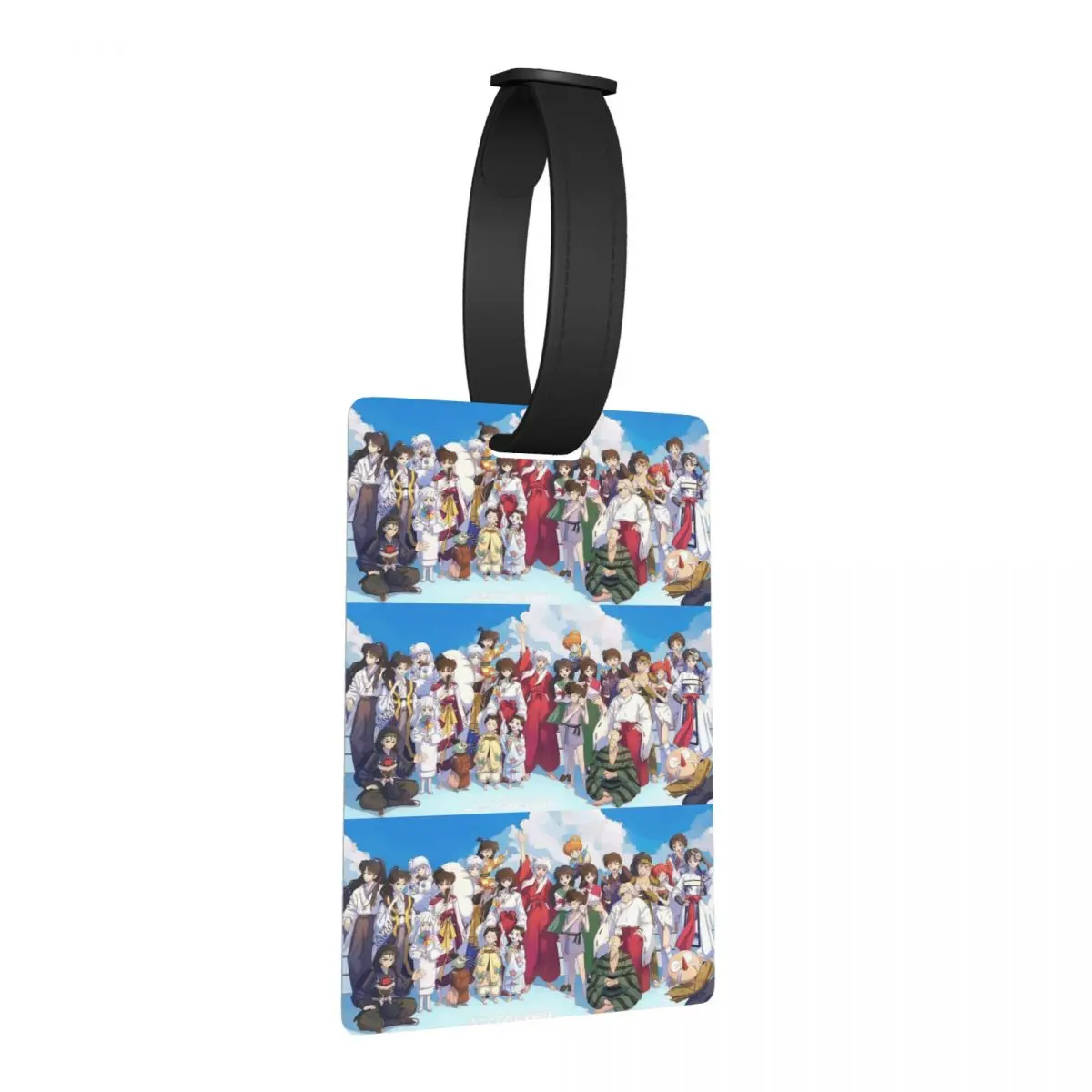 

Бирки для багажа с изображением аниме «Иньюша», аксессуары для чемоданов, бирка для ручной клади, держатель для этикеток, идентификатор, имя, адрес