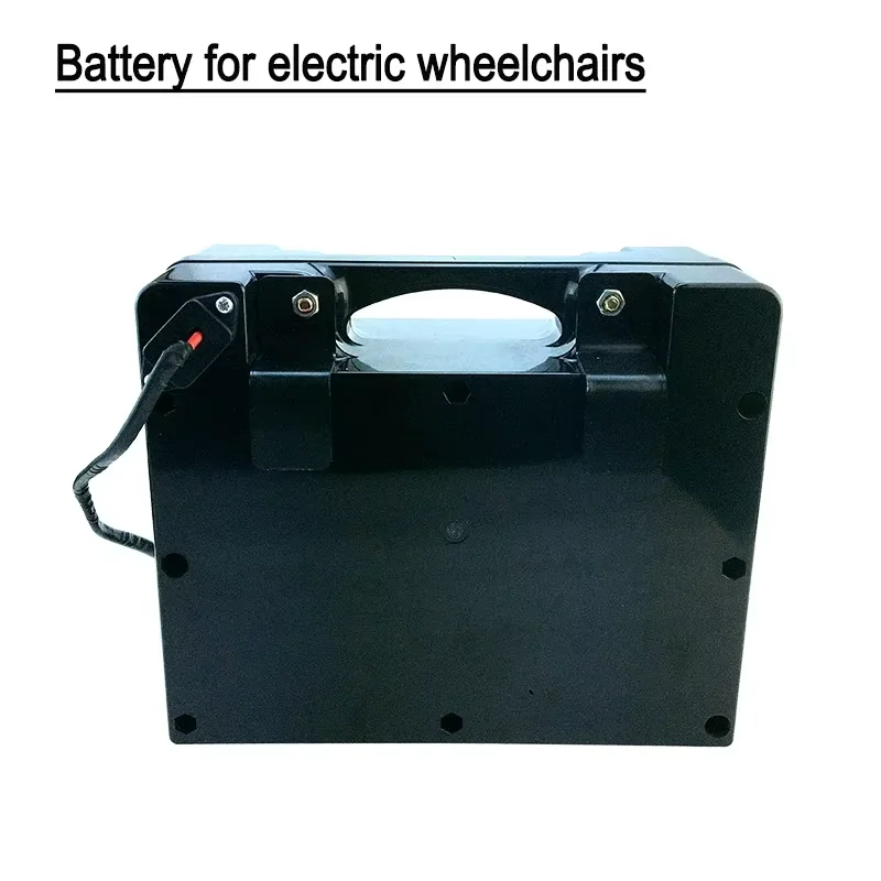 2024 NUOVA batteria al litio 18650 ad alta capacità 24V 30000mAh, batteria per sedia a rotelle elettrica + caricabatterie 29,4V 2A