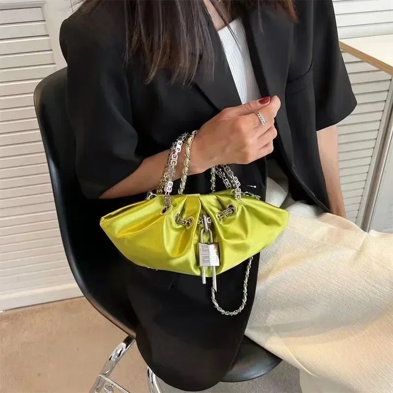 2024 New Fashion Chain Handbags for Women Luxury Crossbody Bag Designer Shoulder Bag Black Female Purse Sac Femme