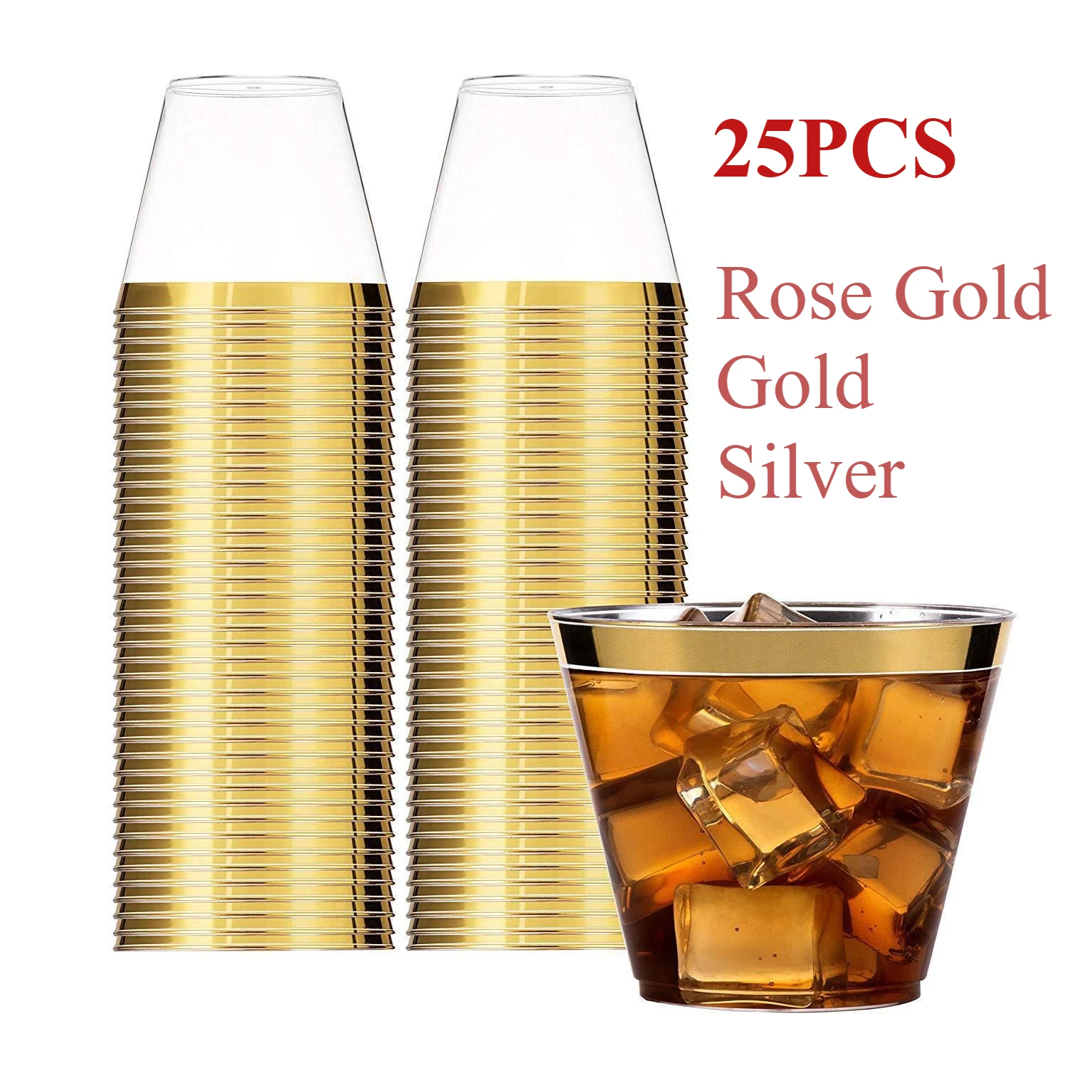 

Disposable Plastic Cups Transparent Cups Disposable Kitchenware Kitchen Dining Bar Supplies Birthday Party Wedding Supplies