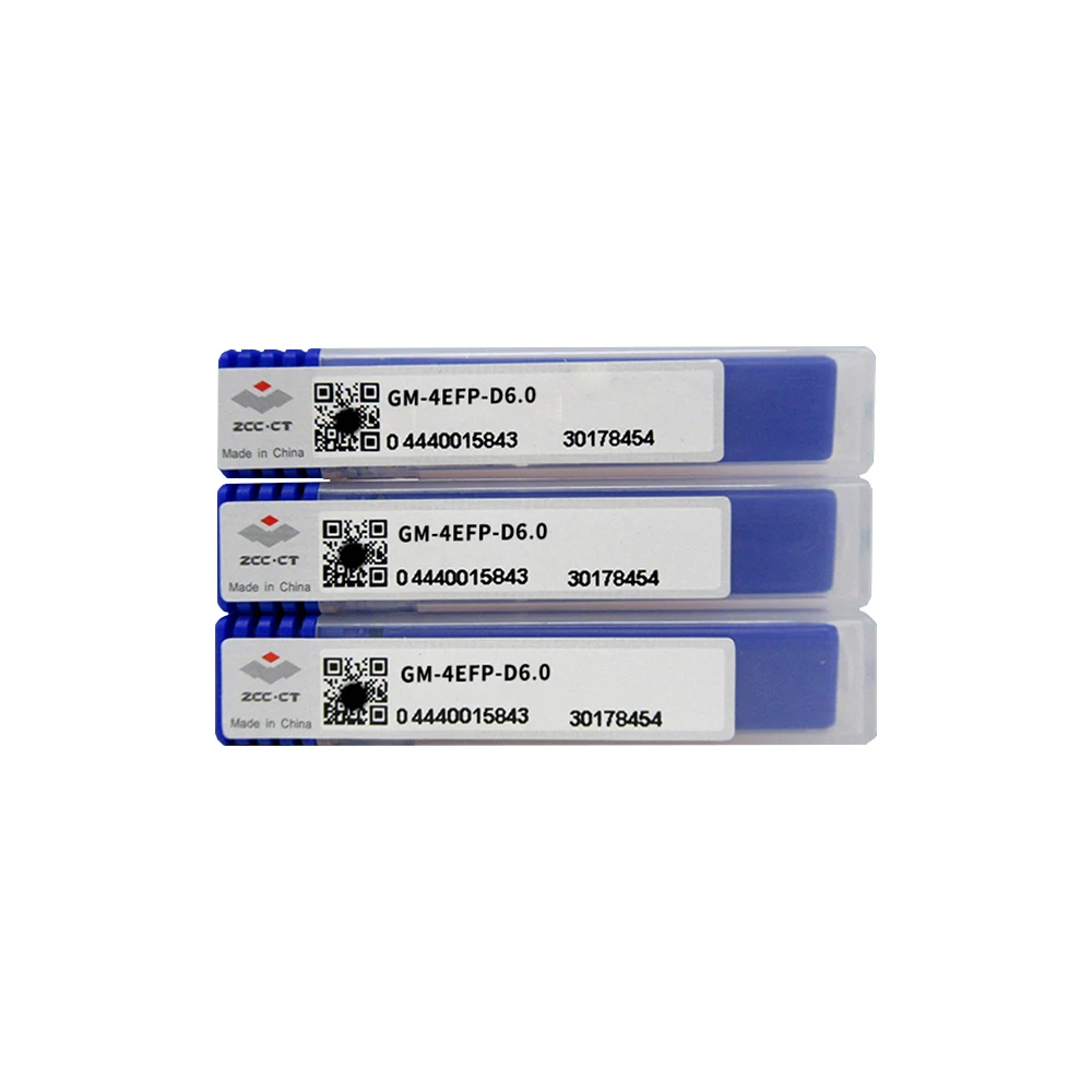 

100% Original GM 4EFP D6.0 D8.0 D10.0 D12.0 D16.0 D20.0 4-Flute Straight Shank Long Neck Short Edge Flat End Mill