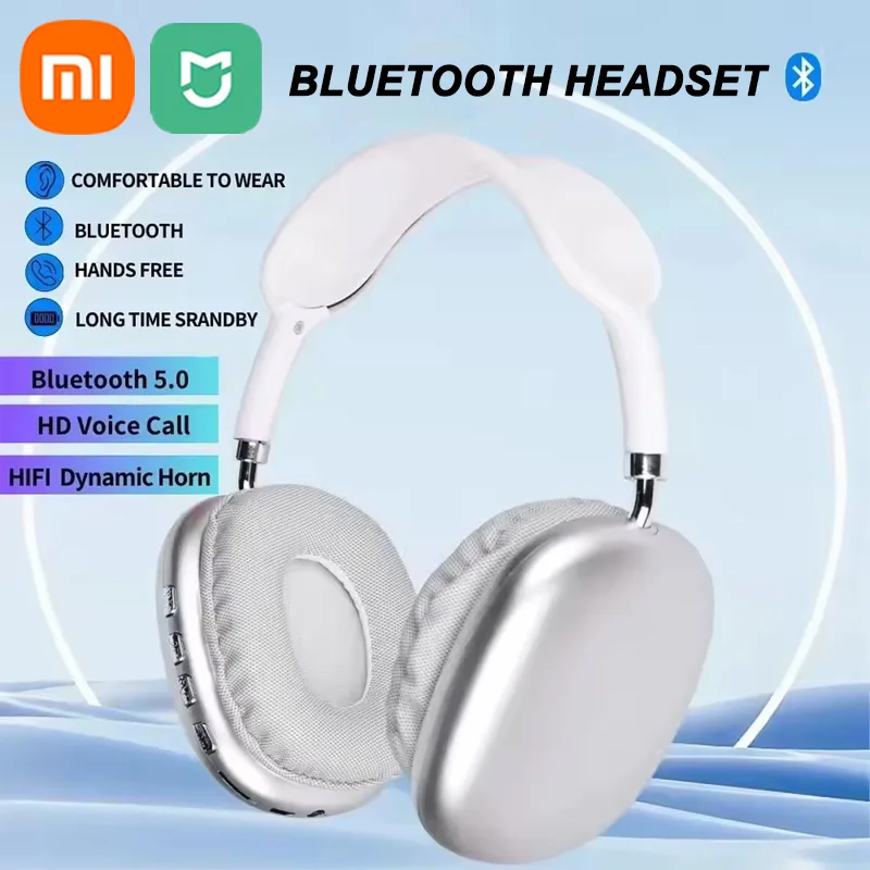 XIAOMI MIJIA P9 Headphone Wireless Bluetooth Headset With Mic Noise Cancelling Headsets Stereo Sound Earphone Sport Headphones