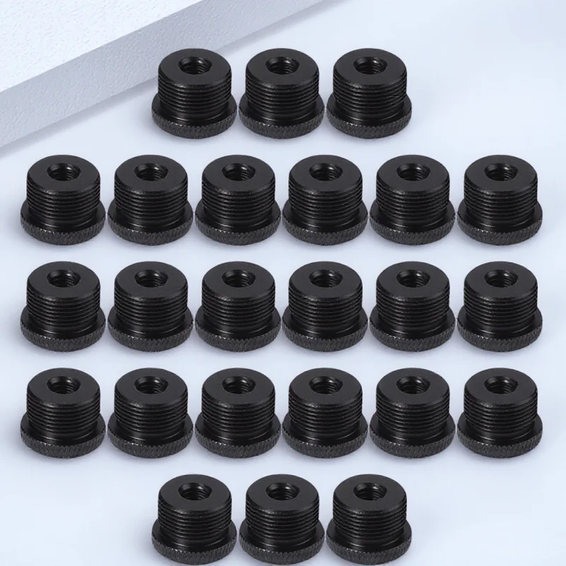 

30 Pcs Mic Flange Mount Microphone Stand Adapters Thread Extension Screw Parts Modular