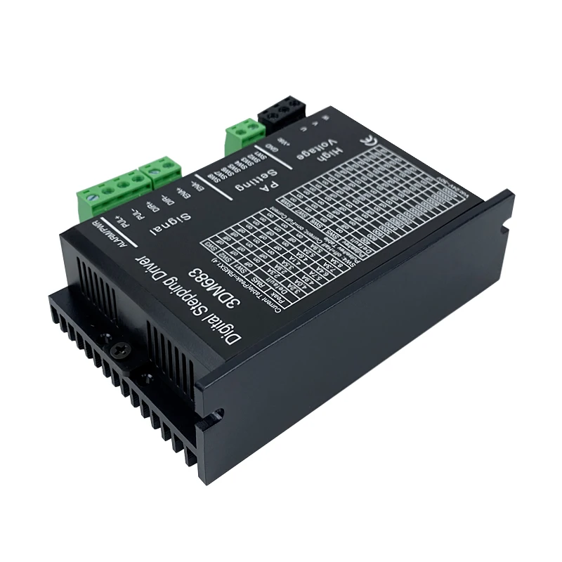 Nema23 Nema34 Stepper Motor Driver 3 เฟส 3DM683 Microstep Driver สําหรับเครื่องเลเซอร์ CNC