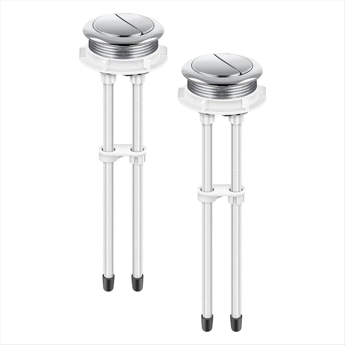 EYFL-Dual Push Button Flush Valve 48Mm Replacement For Toilet Tank 2Pcs For Glacier Bay Aquasource Aquasource