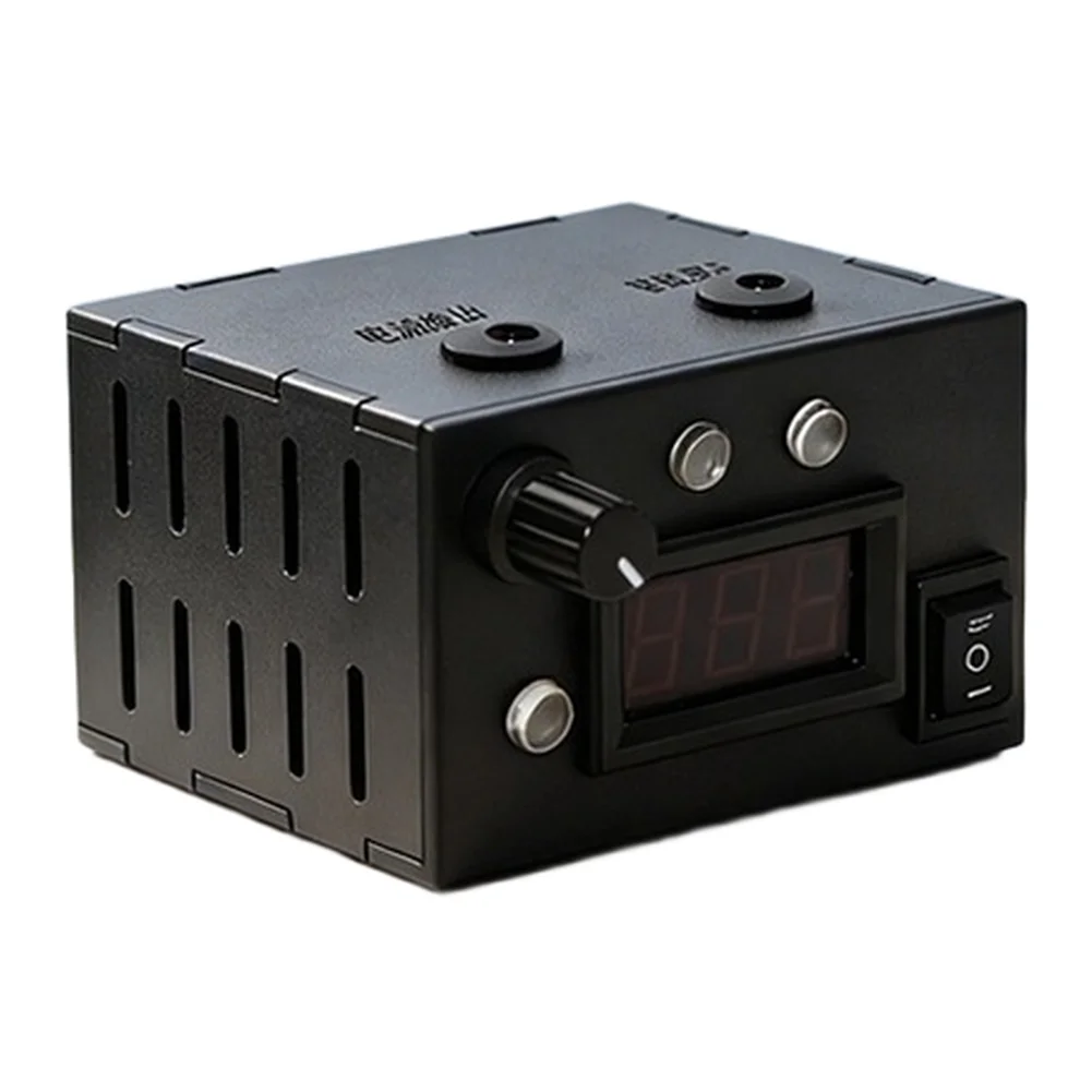 24V Reversible DC Variable Velocity Regulator for Angle Grinder Small Machines with Alloy Body and Digital Voltage Indicator