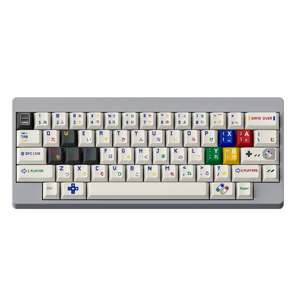 Fbb Original Sfc Keycap 1990 Heat Sublimation Pbt Customized Ngc Suitable For Mechanical Keyboard 87 Key Customizable Woting