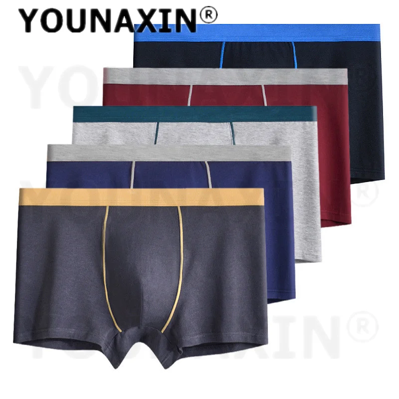 

3 To 6 Pieces Men's Underwear Big Size Cotton Breathable Panties Boy Undies Knickers Multiple Color L XL 2XL 3XL 4XL 5XL 6XL