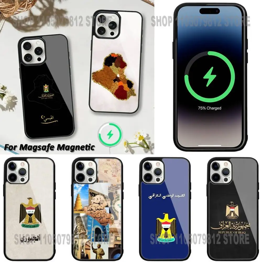 

Flag Iraqi Iraq National Flag For iPhone 17,12,11,14,13,15,16,Plus,Air,Pro,Max,E,Mini for Magsafe Magnetic Frosted Phone Case