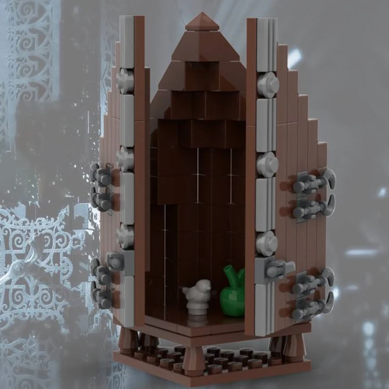 Moc Building Blocks Modular Vanishing Cabinet V1-V2 Model Technology Popular Movie Bricks DIY Assembly Construstion Gifts Toys