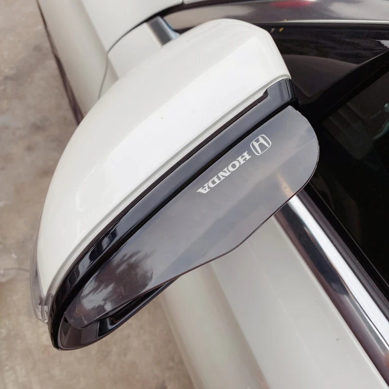 

Car rearview mirror rain brow rain cover sun protection cover accessories for Honda Accord CRV Mugen Power Civic Jazz City
