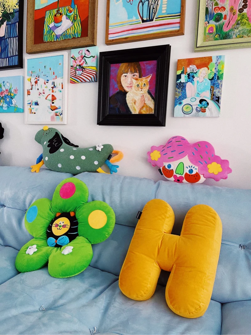 

Uody Original HUG Роскошная скандинавская подушка для поясницы, подушка для дивана, подушка для спальни, декоративная подушка для дома из полиэфирного волокна