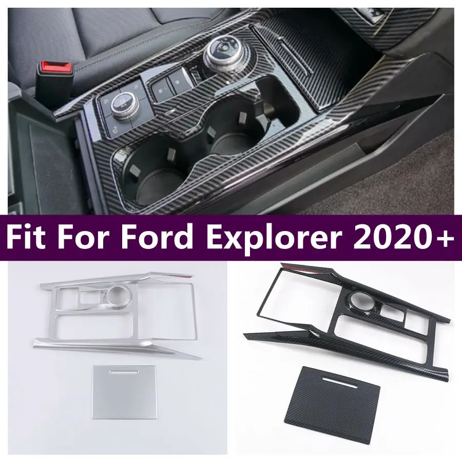 

Stalls Gear Shift Box Decoration Panel Cover Trim Fit For Ford Explorer 2020 2021 2022 2023 Interior Accessories