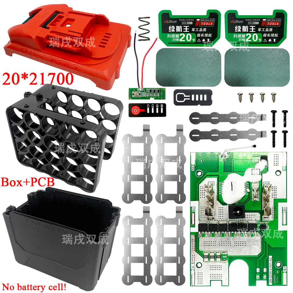 20 Core 21700 Lithium Battery Case Protection Circuit Board PCBA
