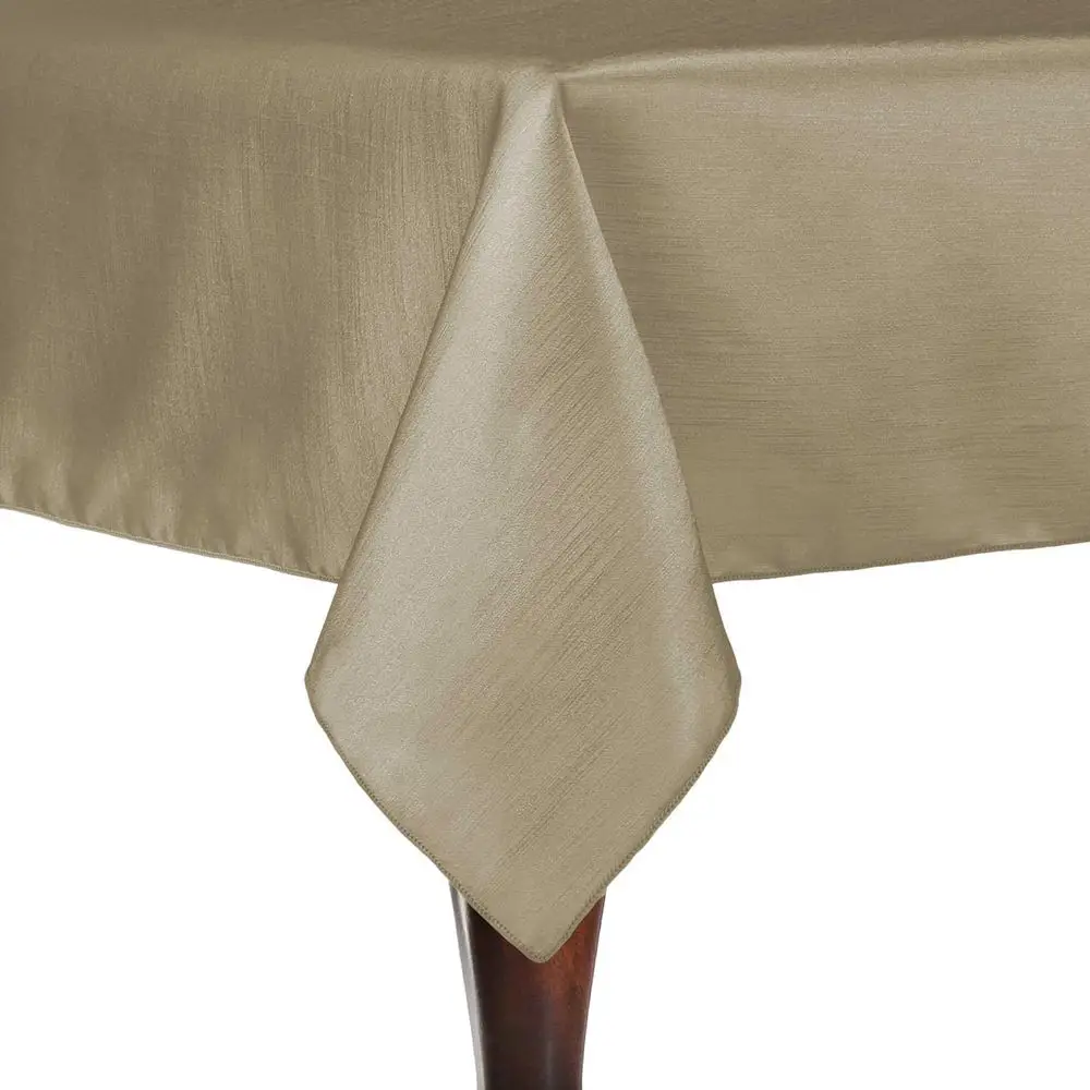 

Reversible Tung Satin 60 x 90 Rectangular Tablecloth, Khaki