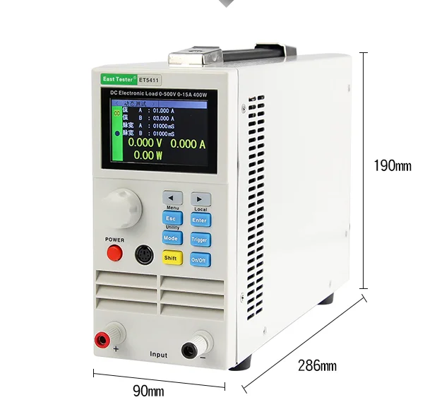 400W 150V 40A Programmable Single Channel DC Electronic Load Tester East Tester ET5410