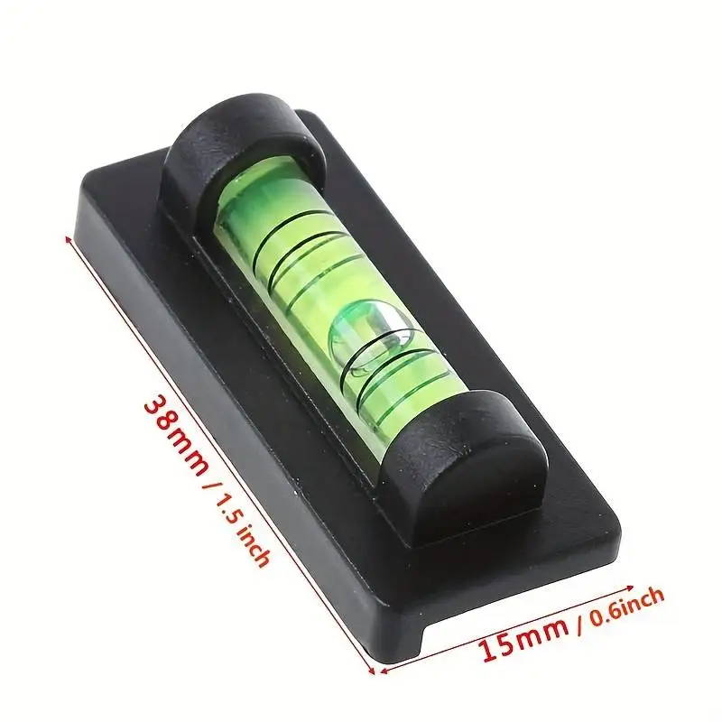 Magnet Bubble Spirit Level RV Standard Levels Leveling Tool Used For RV Travel Trailer Car Camping Mini Bubble Level Protractor