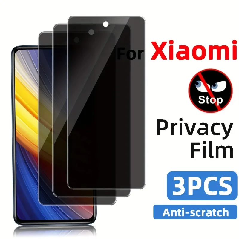 3Pcs Privacy Temper…