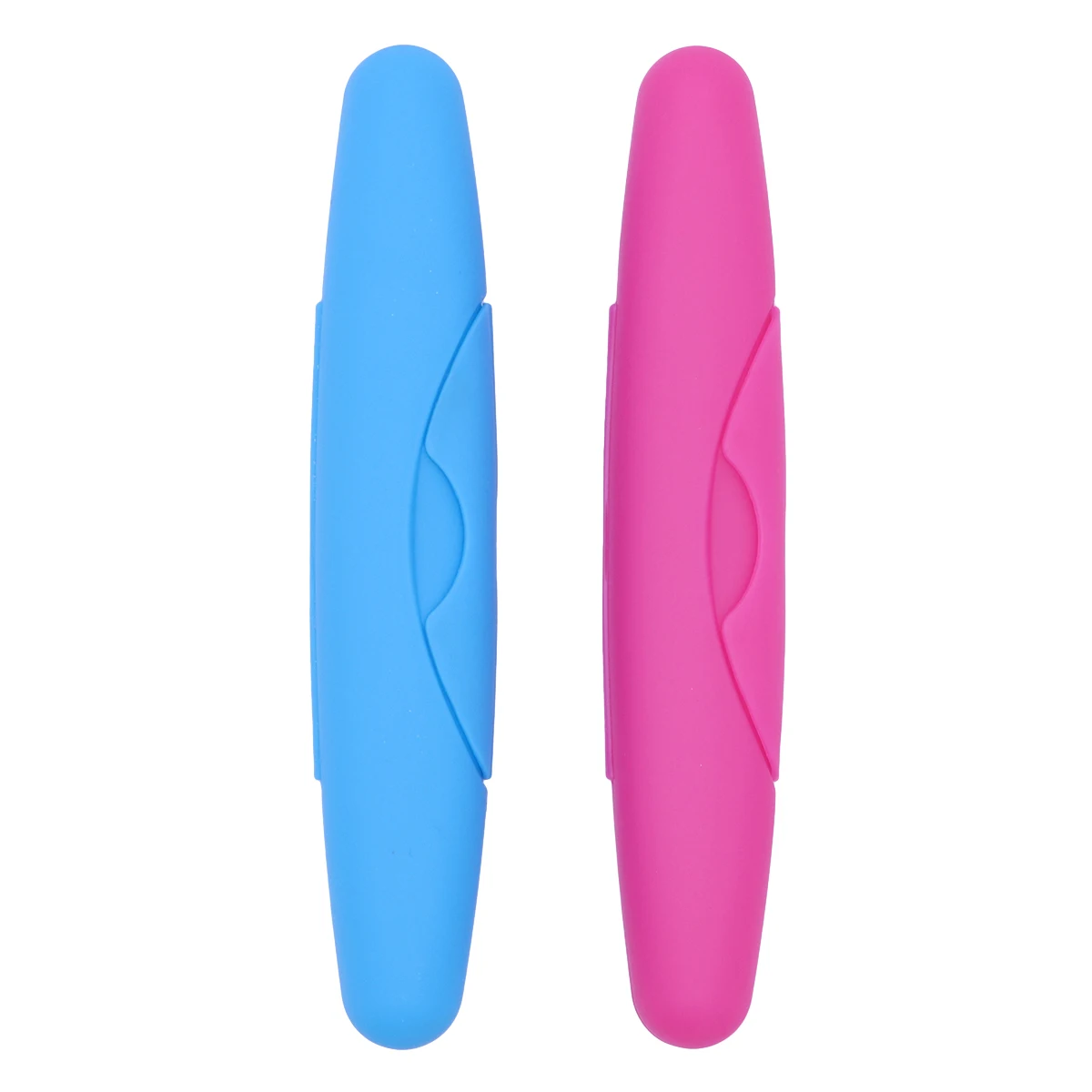 

2Pcs Toothbrush Box Portable Travel Case for Storage Protective Container Hygienic ABS Dustproof Bacteria Resistant Lightweight