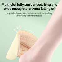4pcs Shoe Pads for High Heels Pain Relief Anti-wear Cushion Heel Protectors Shoes Sticker Foot Care Liner Grip Insole Insert Pad
