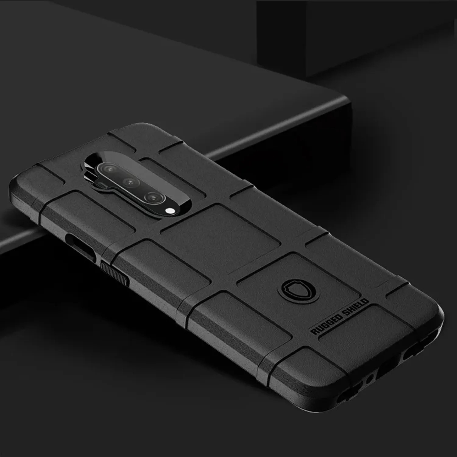 For Oneplus 7T Pro 1+7tpro One Plus 7t pro Silicone Shield Case Armor Heavy Back Cover for oneplus7t pro Shockproof Matte Cases