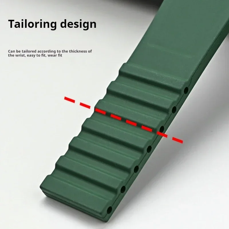 ยาง Fluoro สําหรับ Tissot PRX Series 35 มม.40 มม.หัวเข็มขัด FKM กีฬากันน้ํา QUICK RELEASE เปลี่ยนนาฬิกา 11 12 มม.