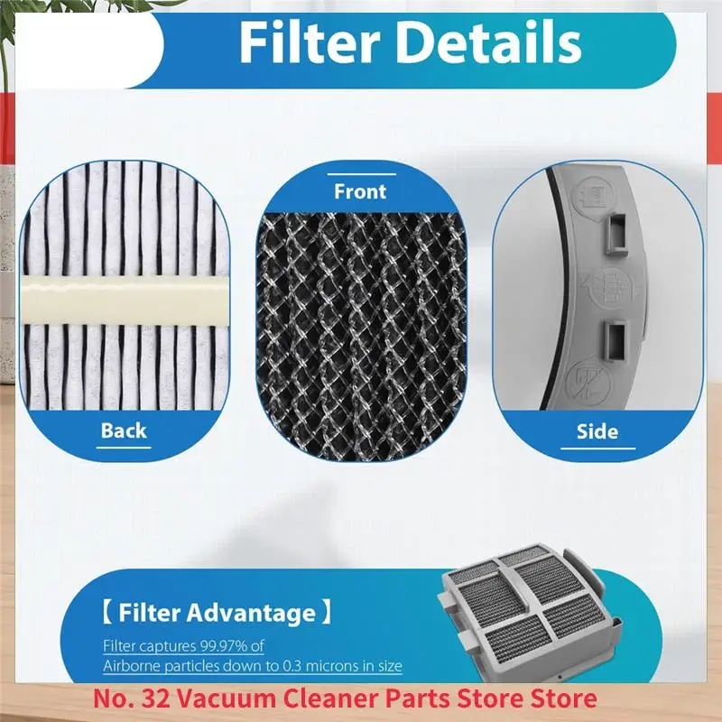 

Filters For Bissell Surfacesense 3418 3415 Multiclean 3402 3774F 3409 3774 3774G 3775 Powerlifte Upright Vacuums-[2025]