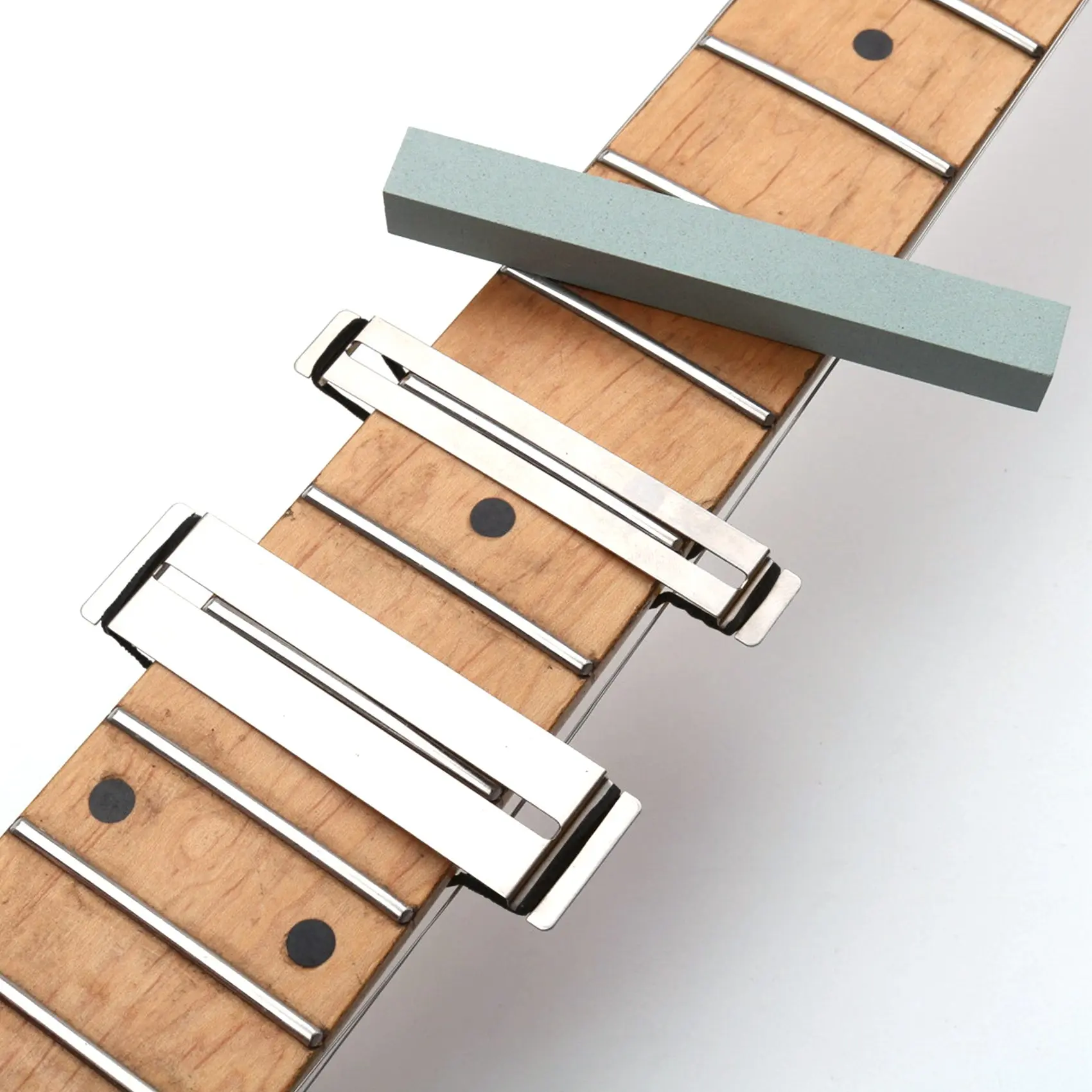 ROO Guitar Fingerboard Guards Stainless Steel Bass Fingerboard Guards Luthier Tool Fretboard Protector for Dressing Frets