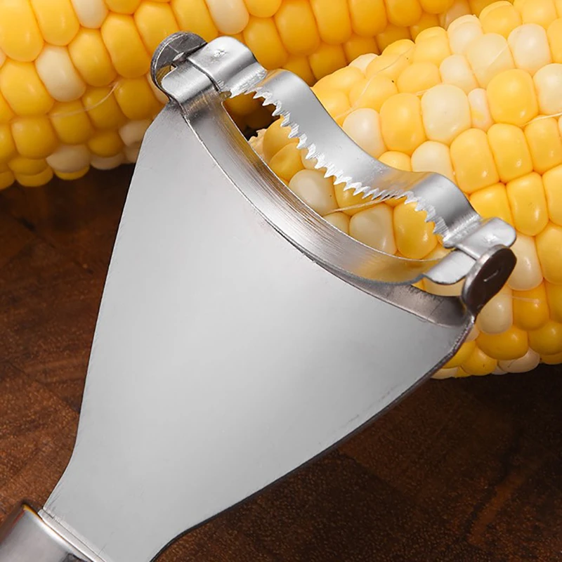 

Stainless Steel Planer Stripper Corn Shaver Stripping Kitchen Household Peeling Corn Knife Vegetable Cutter Cooking