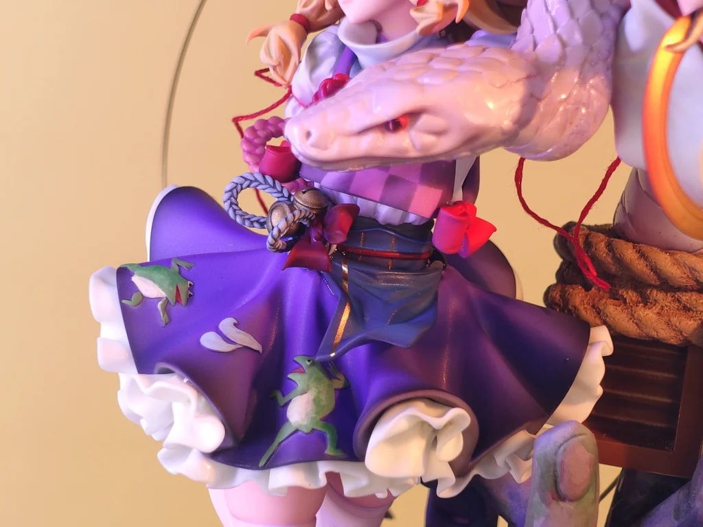 27CM Anime Moriya Suwako projet Kit kawaii résine GK bricolage blanc assemblage GK modèle Statue jouets poupée Collection cadeaux