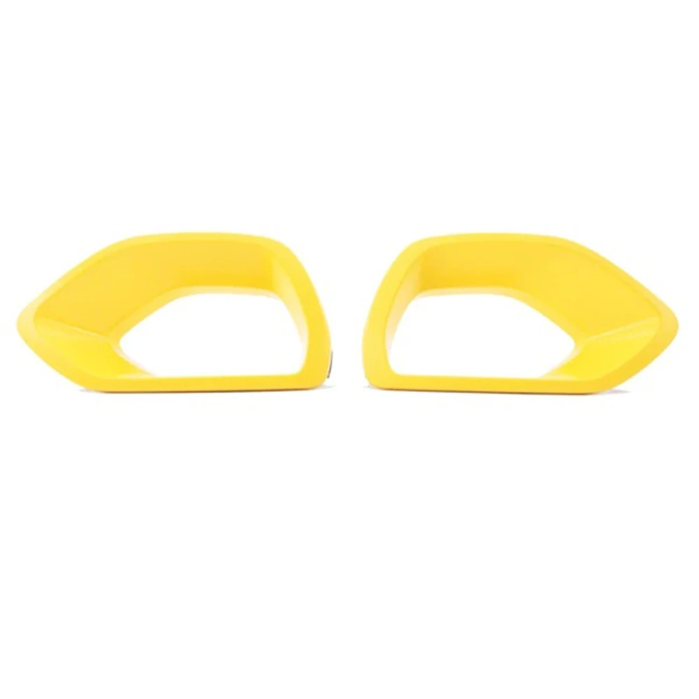 For 2019-2021 Dodge Charger SCAT PACK / HELLCAT Fresh-Air Grille Insert/Bezel Set 68417505AA 68417504AA Yellow