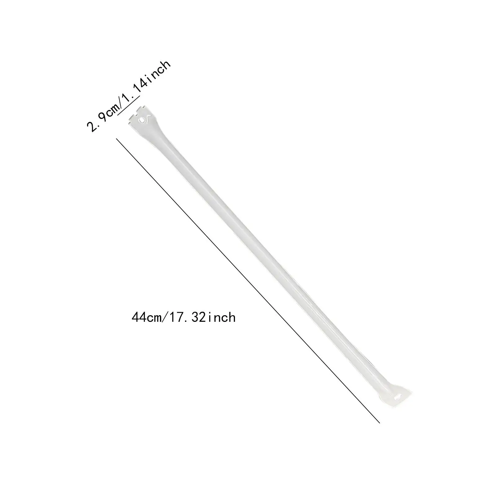 4 Pieces Wire Shelving Support Brackets Utility Sturdy Repair Parts Heavy Duty Metal Accessories Hardware for Installation