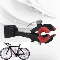 Soporte de pared para bicicleta, estante de estacionamiento para bicicleta de montaña montado en la pared, Clip de aleación de aluminio, almohadilla de choque cargada, soporte de 20KG