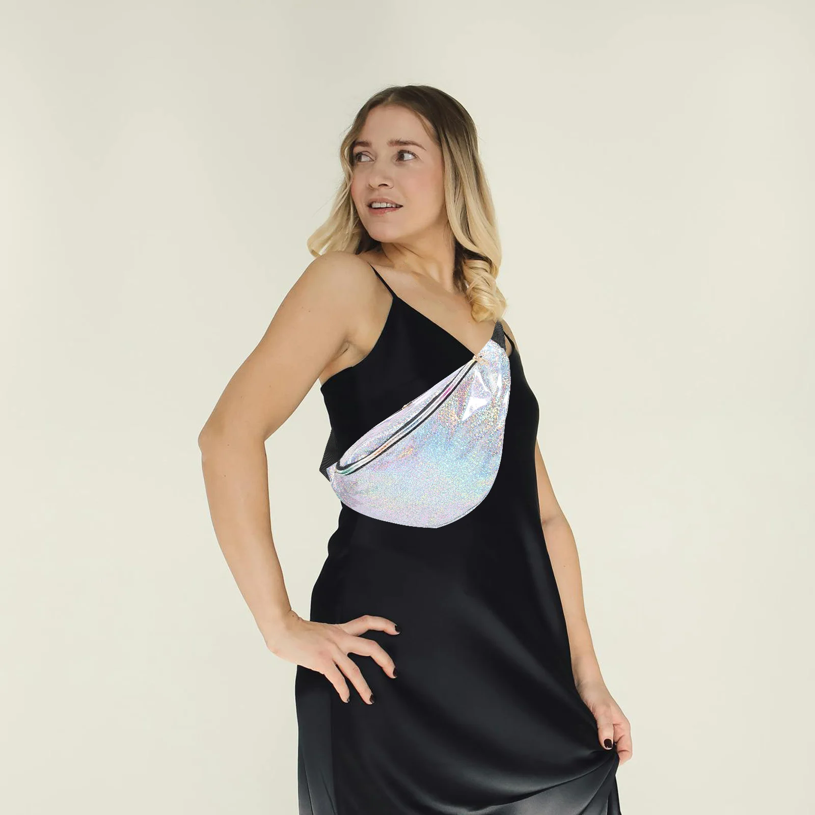 حقيبة خصر رياضية من البولي يوريثان، حقيبة جري خارجية، حزام قابل للتعديل، حقيبة كتف كروس للنساء، حقيبة خصر محمولة للسفر