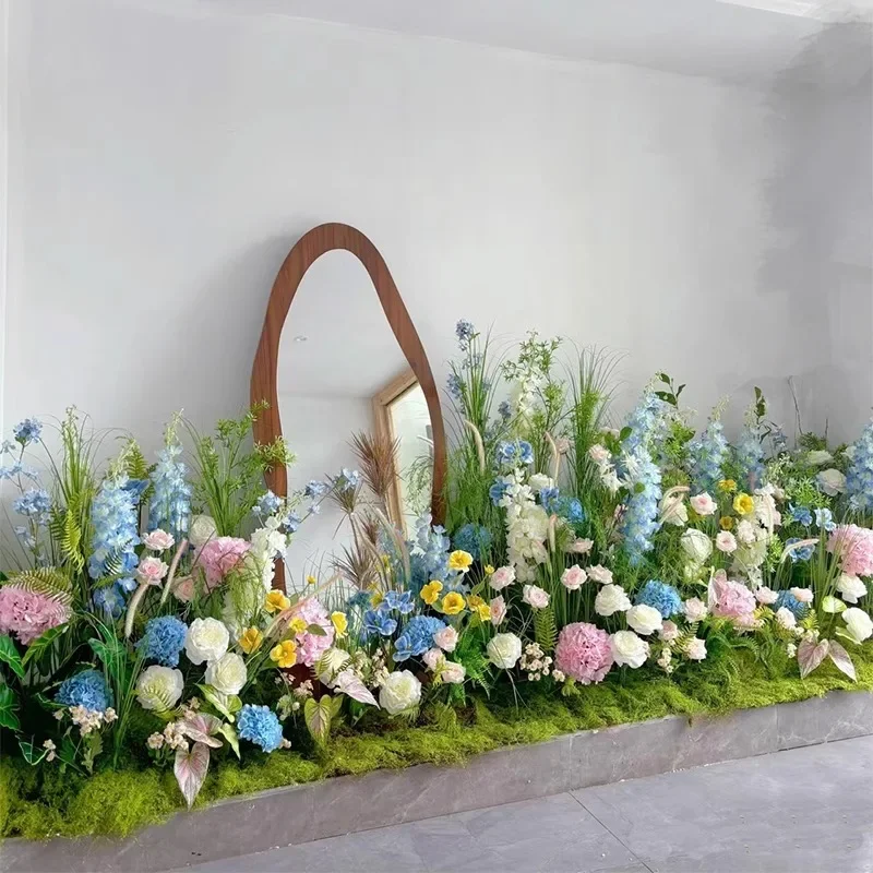 Mori landscaping decoration fake flower flower arrangement wedding room arrangement event ceremony venue wedding
