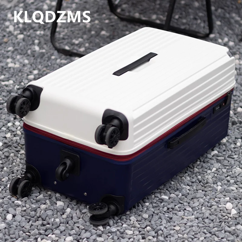 

KLQDZMS Дорожная сумка для багажа из АБС-пластика + ПК, большая вместимость, 20 дюймов, 22 дюйма, 26 дюймов, 28 дюймов, 30 дюймов, 32 дюйма, 34 дюйма, 36 дюймов, чемодан на колесиках с подстаканником, чемодан