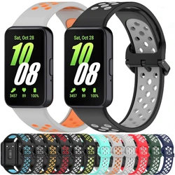 Two-color Silicone Strap For Samsung Galaxy Fit 3 Band Sport Bracelet Watchband Correa For Samsung Galaxy Fit 3 Belt Wristband