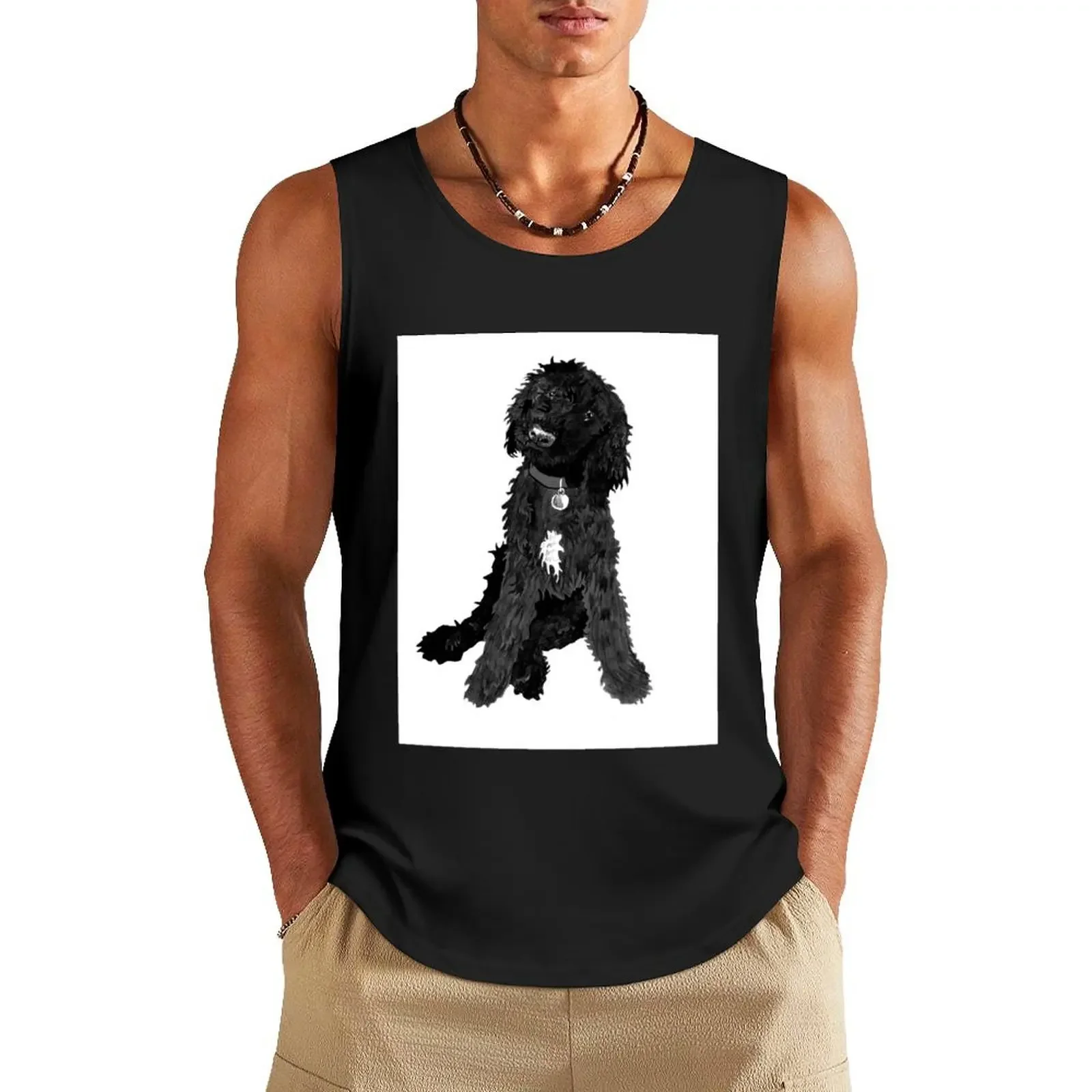 Suki Tank Top Man sleeveless shirt gym clothes man Clothing