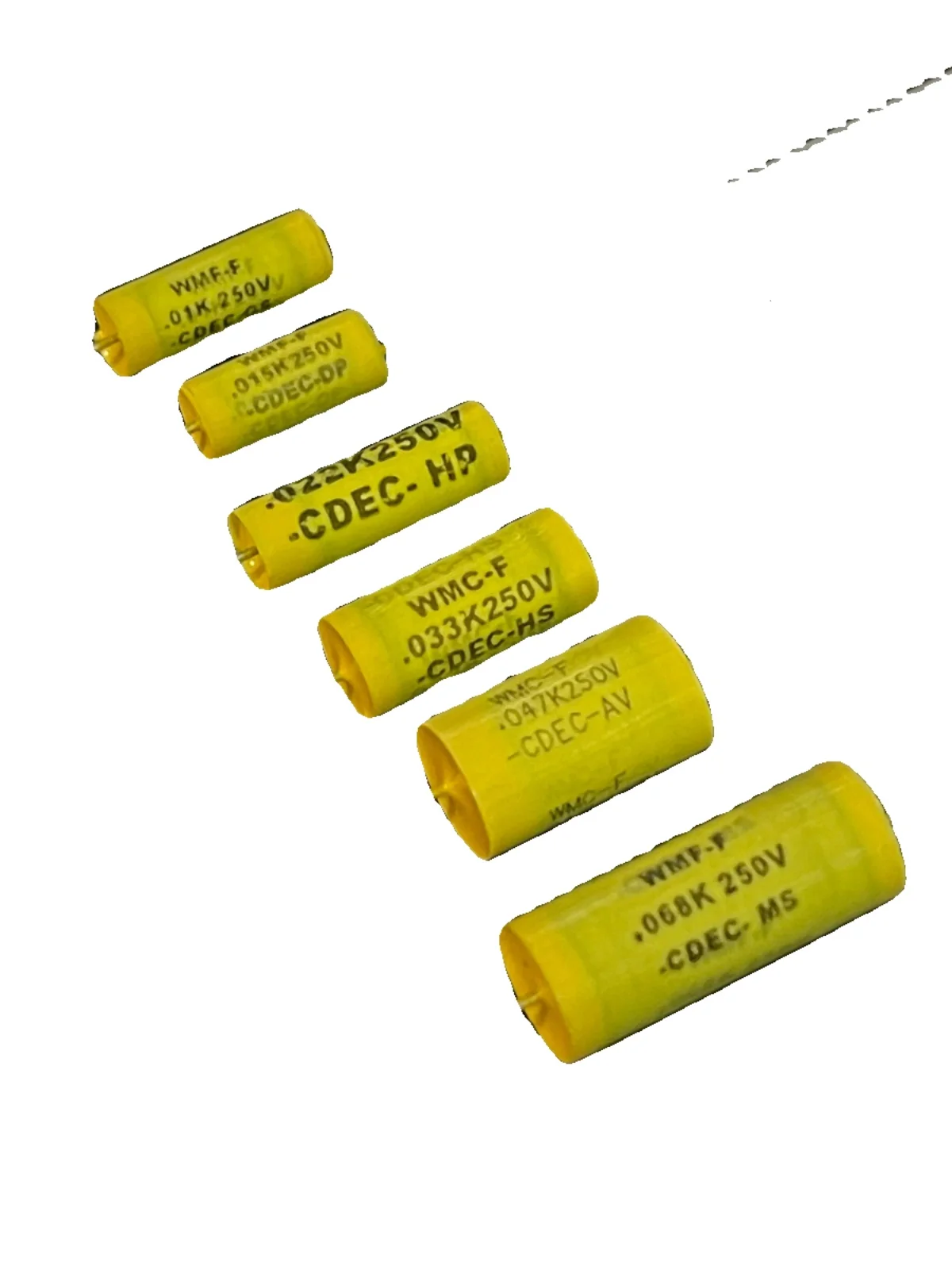 CDE 0.01UF 0.015UF 0.022UF 0.033UF 0.047UF 0.068UF 250V Audio Film Capacitors 10pcs price